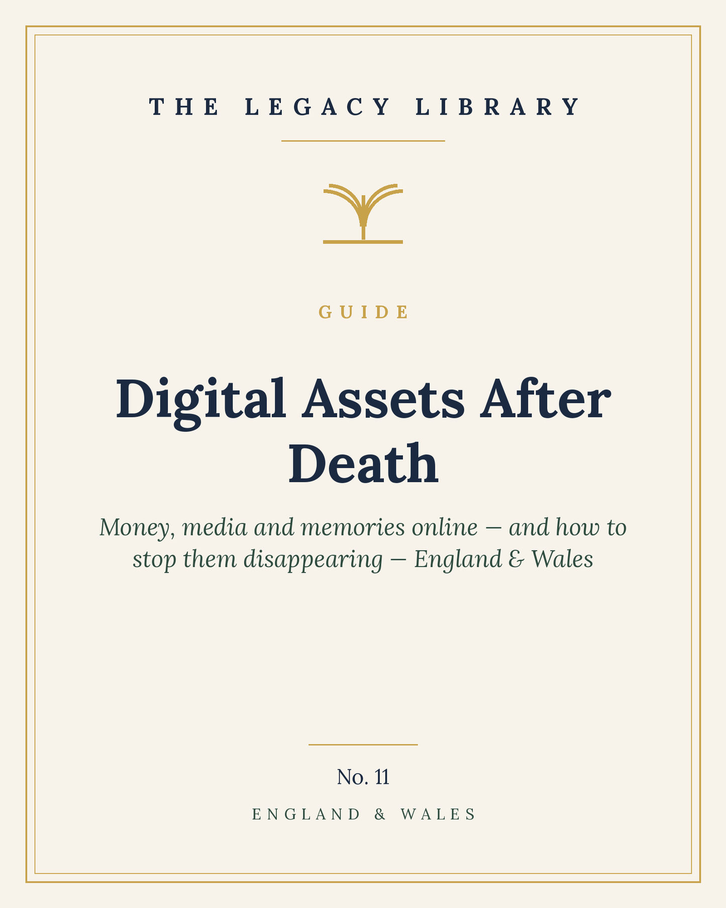 The Legacy Library — Digital Assets After Death cover