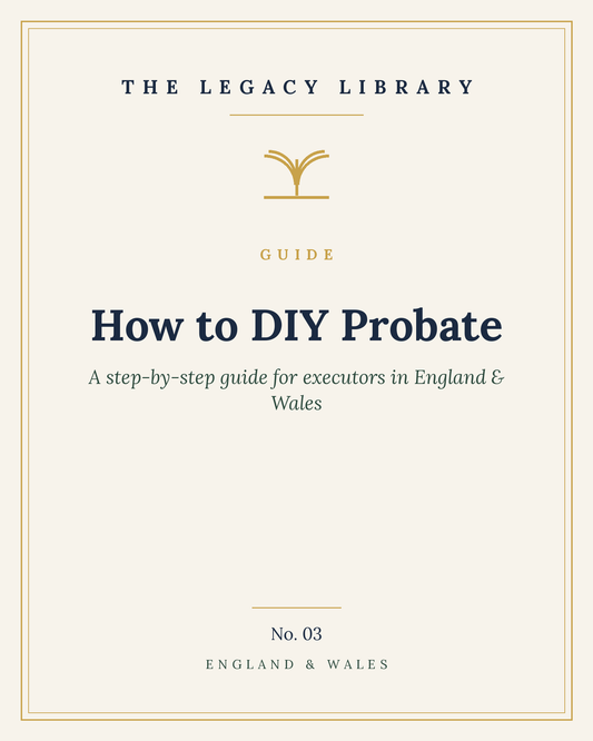 The Legacy Library — How to DIY Probate cover