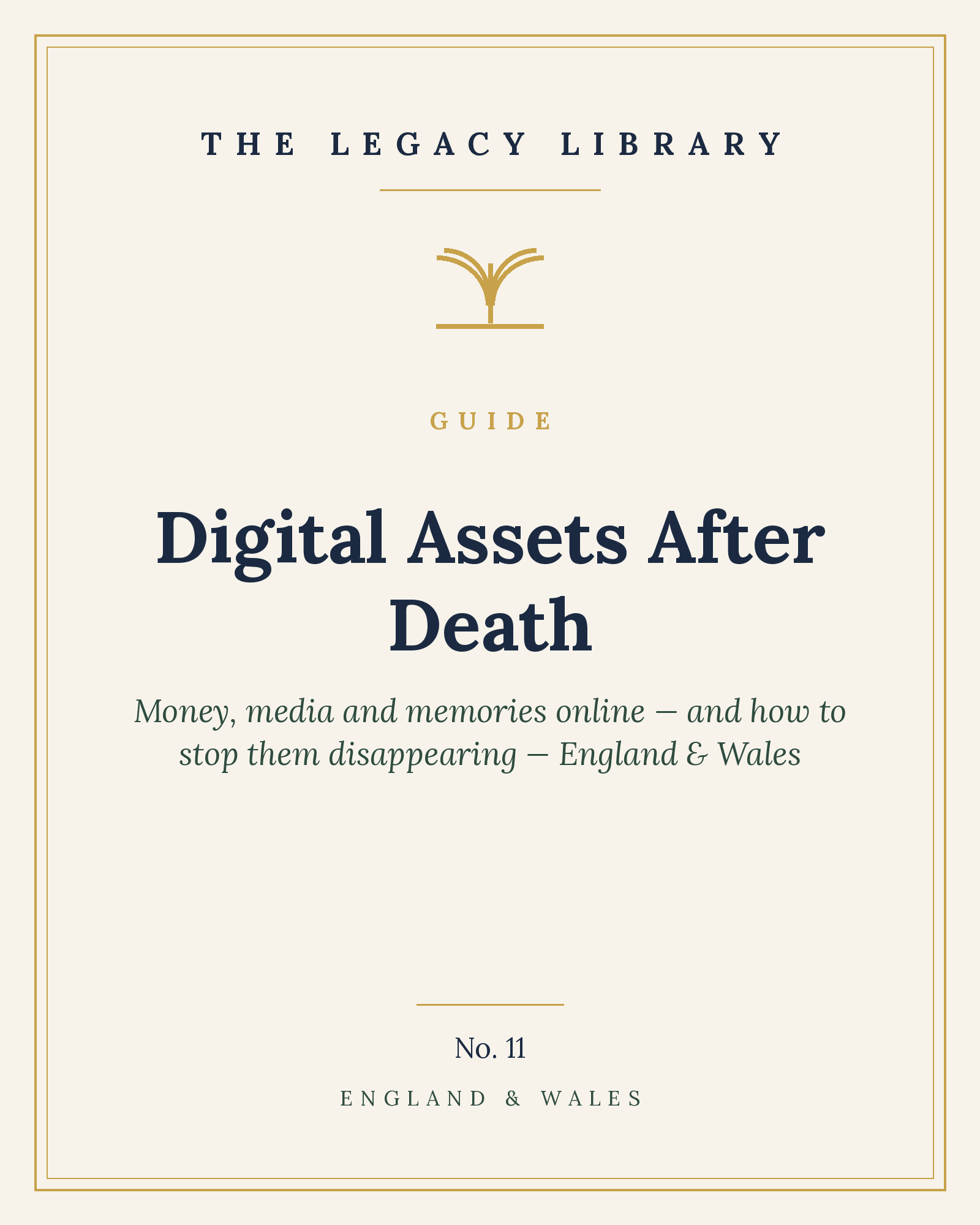 The Legacy Library — Digital Assets After Death cover