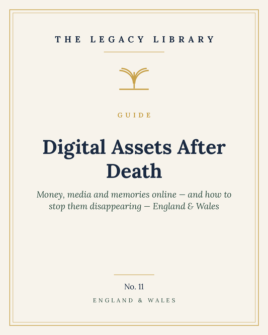 The Legacy Library — Digital Assets After Death cover